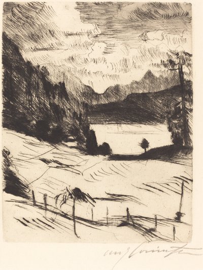 Der Walchensee (Walchensee) od Lovis Corinth