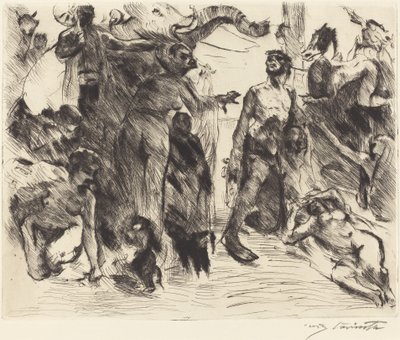 Pokušení svatého Antonína od Lovis Corinth