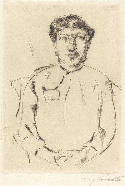 Frauenbildnis (Portrét ženy) od Lovis Corinth