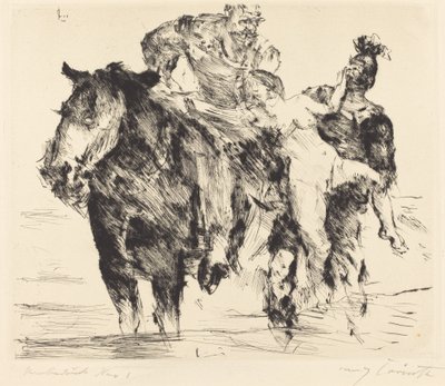 Znásilněná žena Znásilnění, 1920. od Lovis Corinth