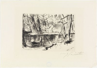 V Tiergartenu od Lovis Corinth