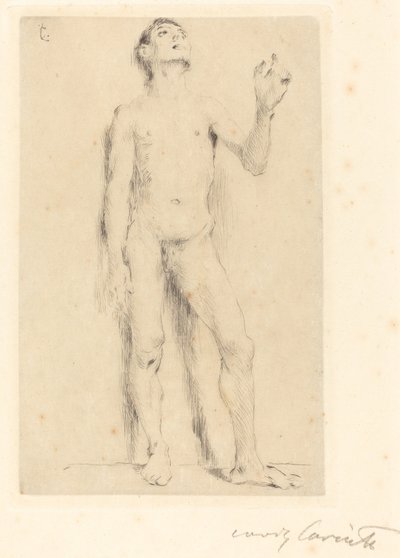 Akt Mladý mužský akt, 1905. od Lovis Corinth