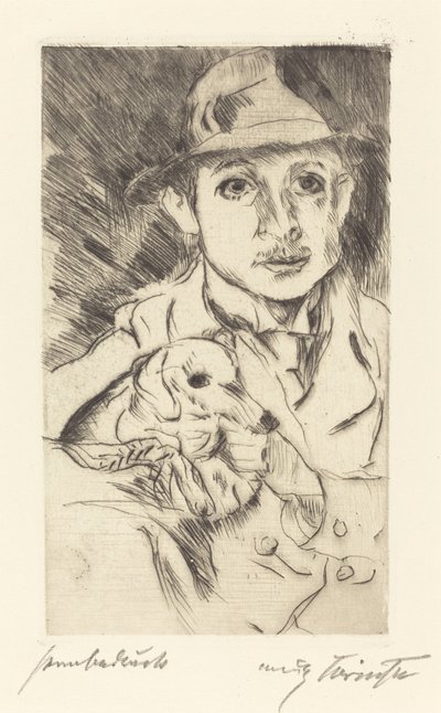 Chlapec se psem Chlapec se psem, 1915. od Lovis Corinth