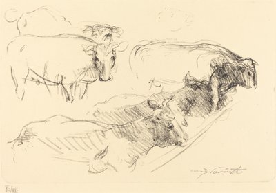 krávy od Lovis Corinth