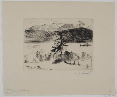 Lärche u Walchensee od Lovis Corinth