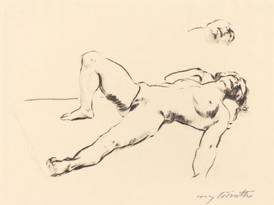 Ležící ženský akt II od Lovis Corinth