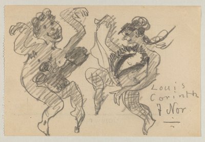 Lovis Corinth a Carl Strathmann od Lovis Corinth