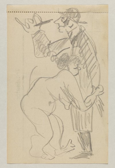 Lovis Corinth a Carl Strathmann od Lovis Corinth
