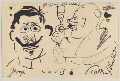 Lovis Corinth Carlu Strathmannovi: pohlednice, razítko 10. června 1903 od Lovis Corinth