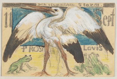 Lovis Corinth Carlu Strathmannovi: pohlednice, razítko 12. září 1905 od Lovis Corinth
