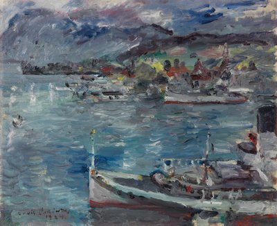 Lucernské jezero dopoledne od Lovis Corinth