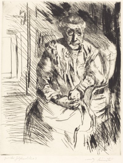 Ma Belle Mere Tchyně, 1919. od Lovis Corinth