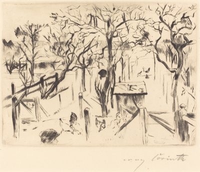 Ovocná zahrada na podzim od Lovis Corinth