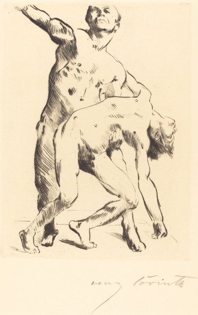 Odysseus a nápadník Odysseus a nápadník, 1914. od Lovis Corinth