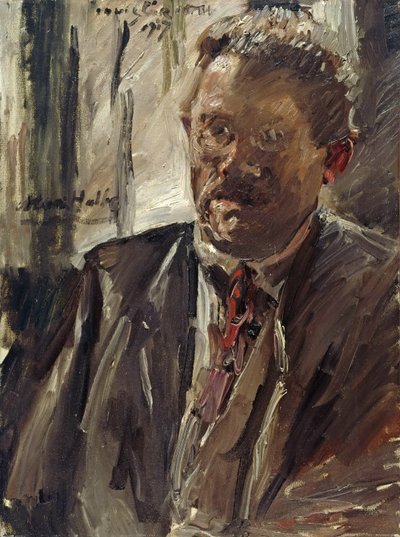 Portrét Maxe Halbeho 1865-1944, 1917. od Lovis Corinth