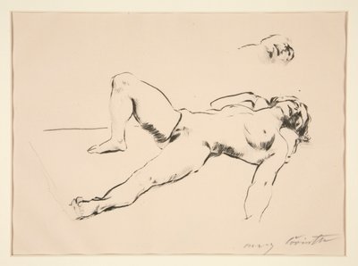 Ležící akt od Lovis Corinth