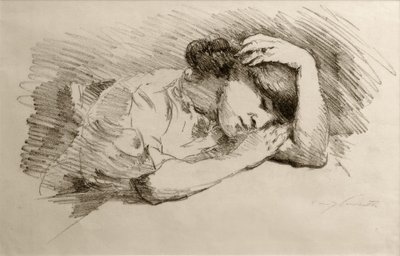 Spící od Lovis Corinth