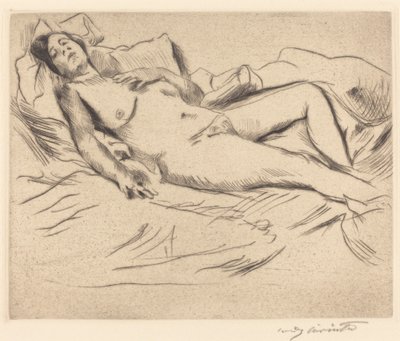 Spící žena, 1912. od Lovis Corinth