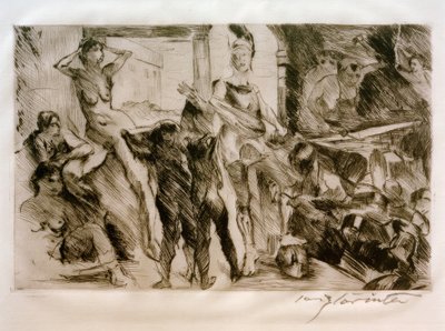 Výheň sopky od Lovis Corinth