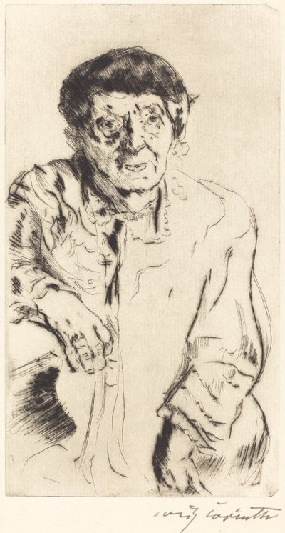 nevlastní matka od Lovis Corinth