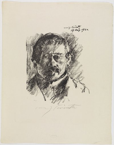 Autoportrét, 19. března 1920 od Lovis Corinth