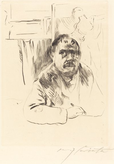 Autoportrét v kožichu, 1913. od Lovis Corinth
