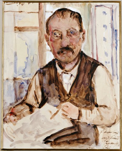 Autoportrét, 1918 od Lovis Corinth
