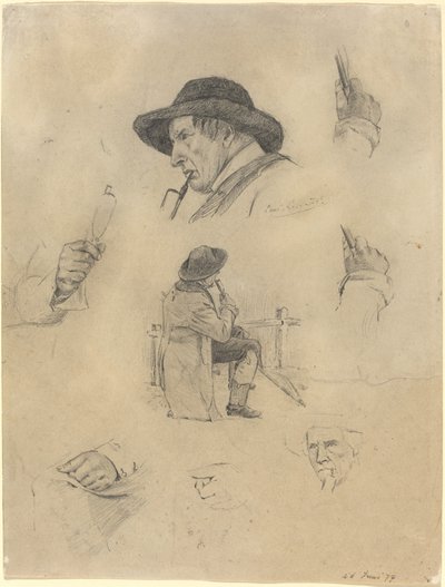 List náčrtů od Lovis Corinth