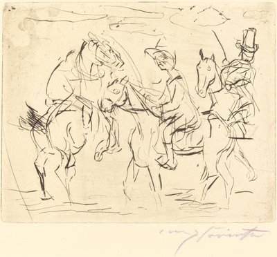 Nedělní jezdci od Lovis Corinth