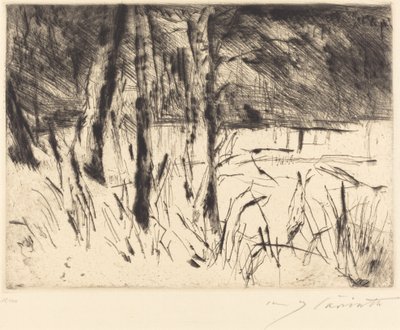 Zoologická zahrada od Lovis Corinth