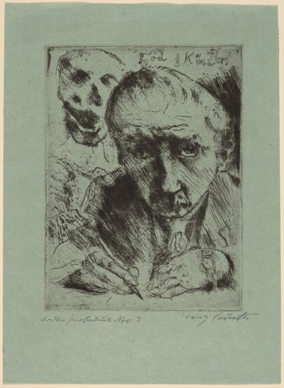 Smrt a umělec Smrt a umělec, 1920-1921. od Lovis Corinth