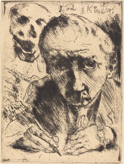 Death and the Artist Death and the Artist, 1921 publikováno 1922. od Lovis Corinth