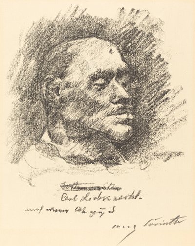 Liebknechtova posmrtná maska ​​Liebknechtova posmrtná maska, 1920. od Lovis Corinth