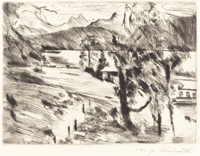 Walchensee landschaft Walchensee Landscape, 1919. od Lovis Corinth