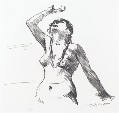 Ženský akt bránící se, 1913. od Lovis Corinth
