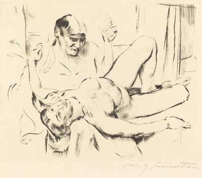 Věštění proroctví, 1914. od Lovis Corinth