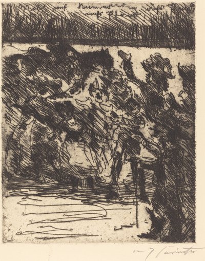 "Vzhůru, soudruzi, na koni, na koni! Do pole, taženi na svobodu!" („Pojďte, soudruzi, ke koni, ke koni! Do bitvy, směřujte za svobodou!“) od Lovis Corinth