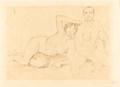 Dva lidé, dva akty, 1908. od Lovis Corinth