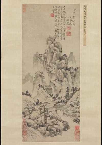 Jarní svítání nad elixírovou terasou, ca. 1369. od Lu Guang