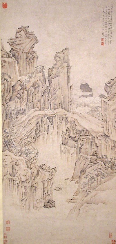 Natural Rock Bridge z roku 1556. od Lu Zhi