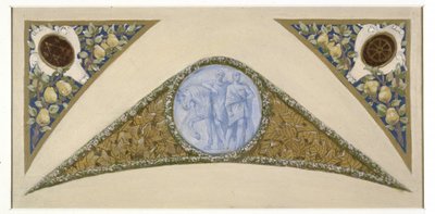 Skizze für die Festtreppe im Pariser Rathaus: Zwillinge, zwischen 1888 und 1898 von Luc-Oliver Merson