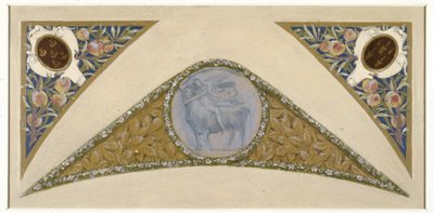 Skizze für die Festtreppe des Hôtel de Ville de Paris: Stier, ca. 1888–1898 von Luc-Oliver Merson