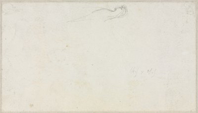 Náčrt sfingy [] verso, c. 1879-80. od Luc Olivier Merson