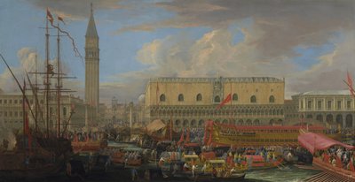 Bucintoro Odlet z pánve San Marco, 1710 od Luca Carlevaris