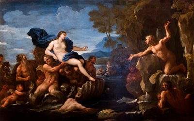 Acis a Galatea, asi 1682 (olej na plátně) od Luca Giordano