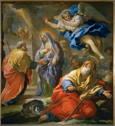 Zvěstování Joachimovi (malba na plátně) od Luca Giordano