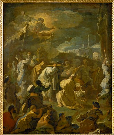 David přináší archu do Jeruzaléma (malba na plátně) od Luca Giordano