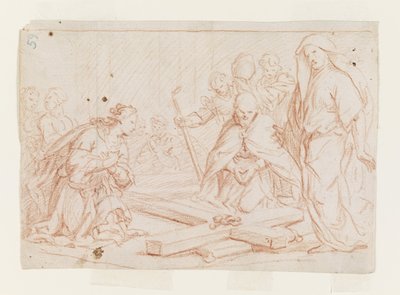 Nález kříže od Luca Giordano