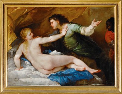 Lucretia a Sextus Tarquinius (malba na plátně) od Luca Giordano