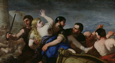 únos Heleny od Luca Giordano